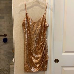 NWT Runway Seven “just me” sequin dress, size M L